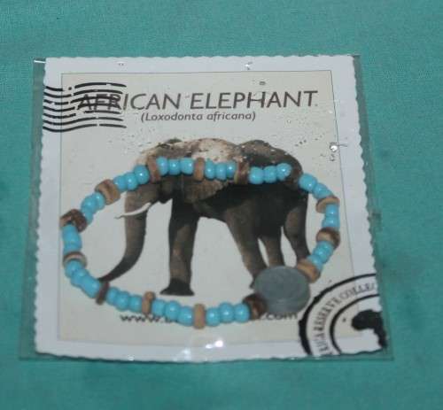 Beaded Bracelet African Elephant