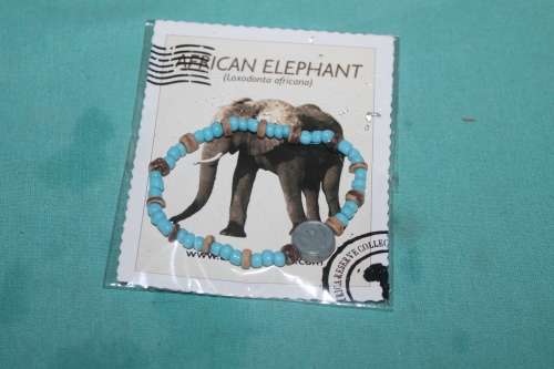 Beaded Bracelet African Elephant