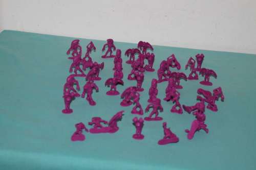 BLIP LLC Plastic 11/2` Monster Figures x 42