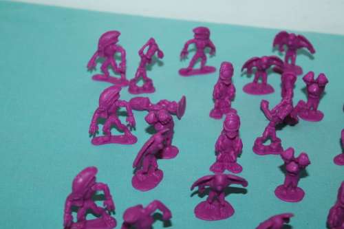 BLIP LLC Plastic 11/2` Monster Figures x 42