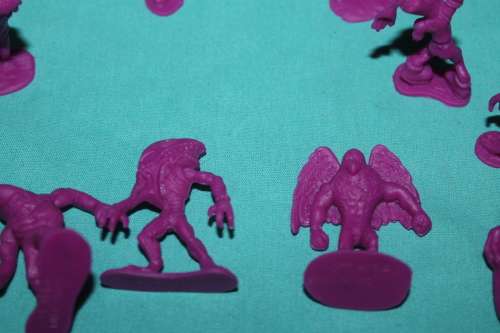 BLIP LLC Plastic 11/2` Monster Figures x 42