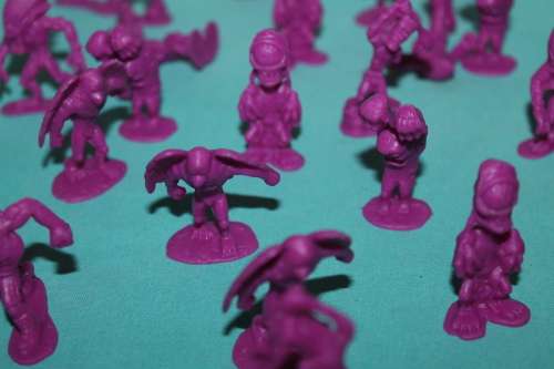 BLIP LLC Plastic 11/2` Monster Figures x 42