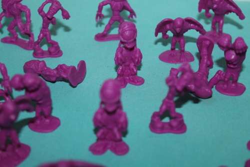 BLIP LLC Plastic 11/2` Monster Figures x 42