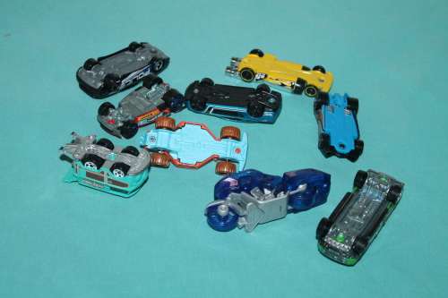 9 x Mattel Model Cars