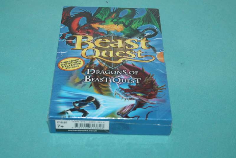 Beast Quest Dragons of the Beast. Three books sealed