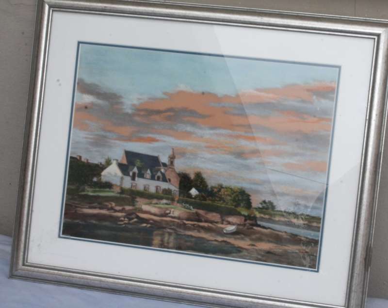 Framed Watercolor House