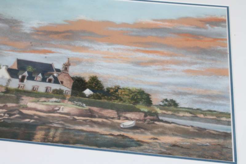 Framed Watercolor House