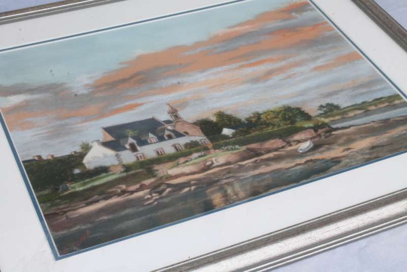 Framed Watercolor House