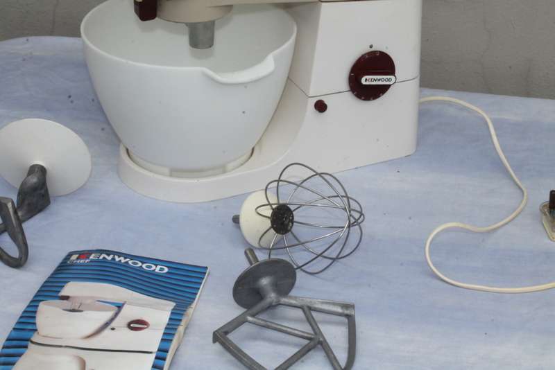 Vintage Kenwood Chef with attachements
