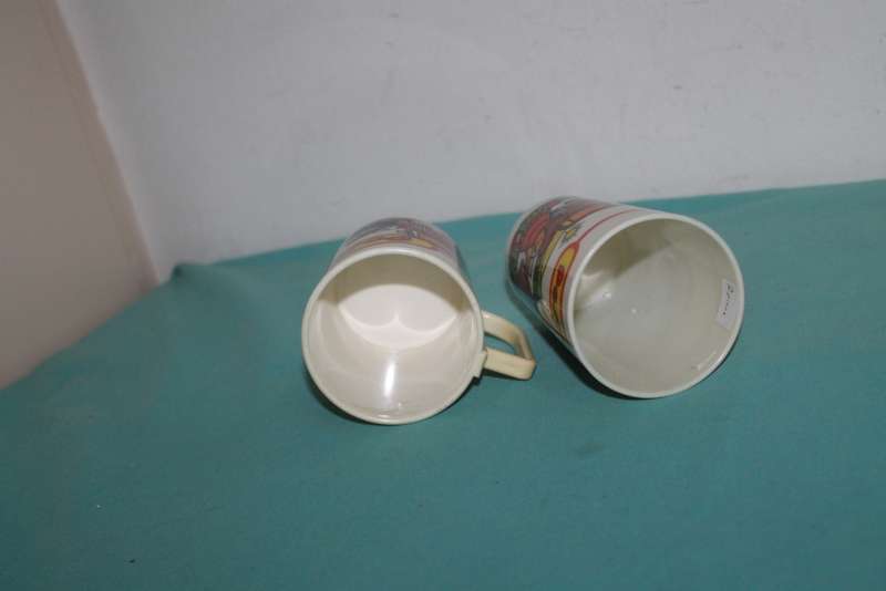 2 Vintage Postman Pat Cups
