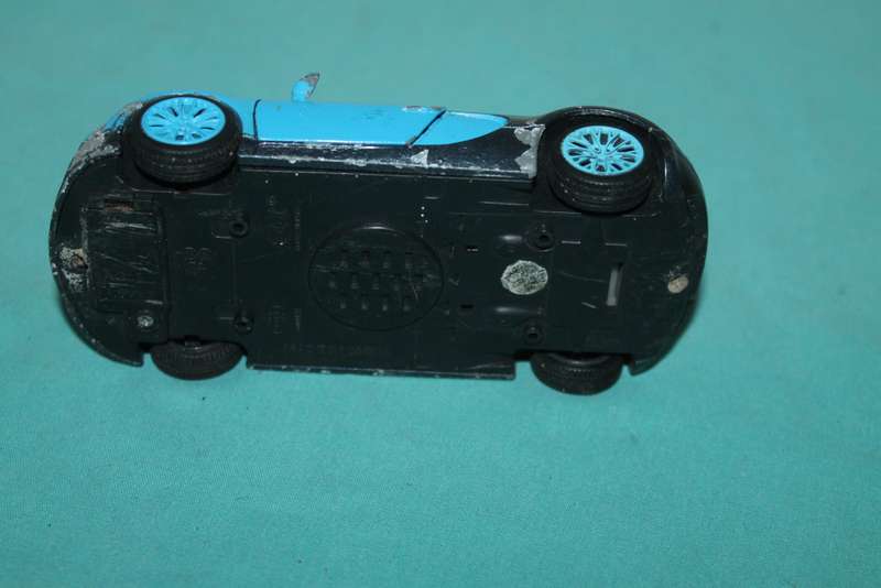 Blue & Black Metal Car
