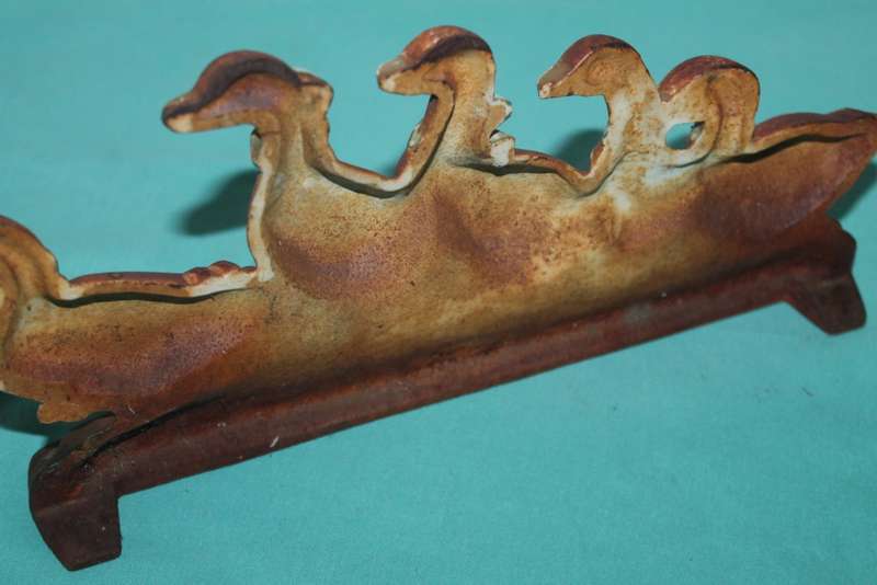 Heavy Cast iron Door stop ducks.