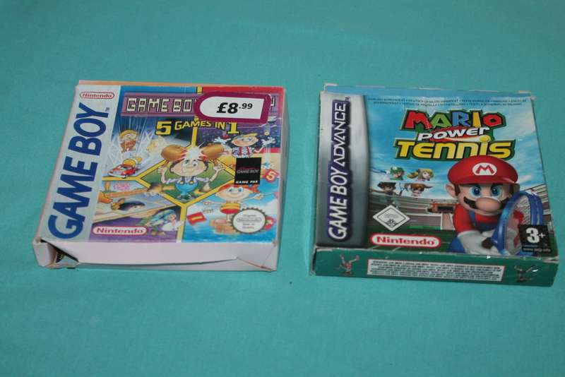 Game boy Mario Tennis & 5 Games in 1  Boxes Only