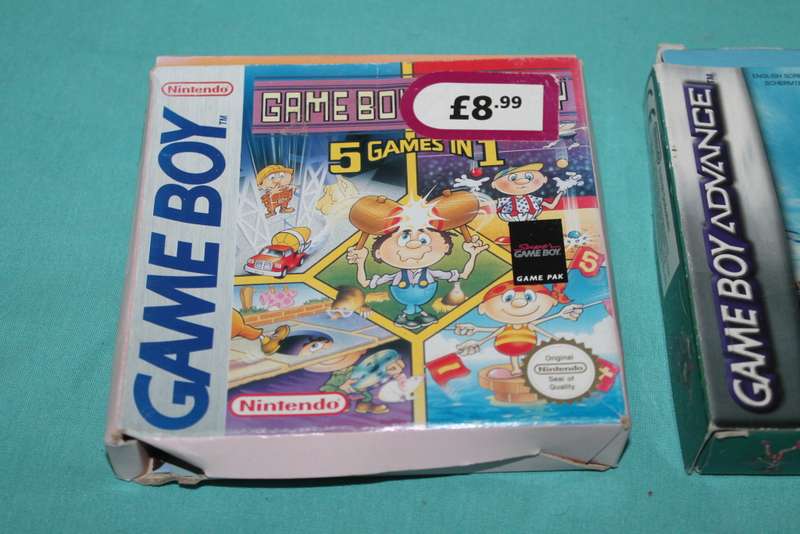 Game boy Mario Tennis & 5 Games in 1  Boxes Only