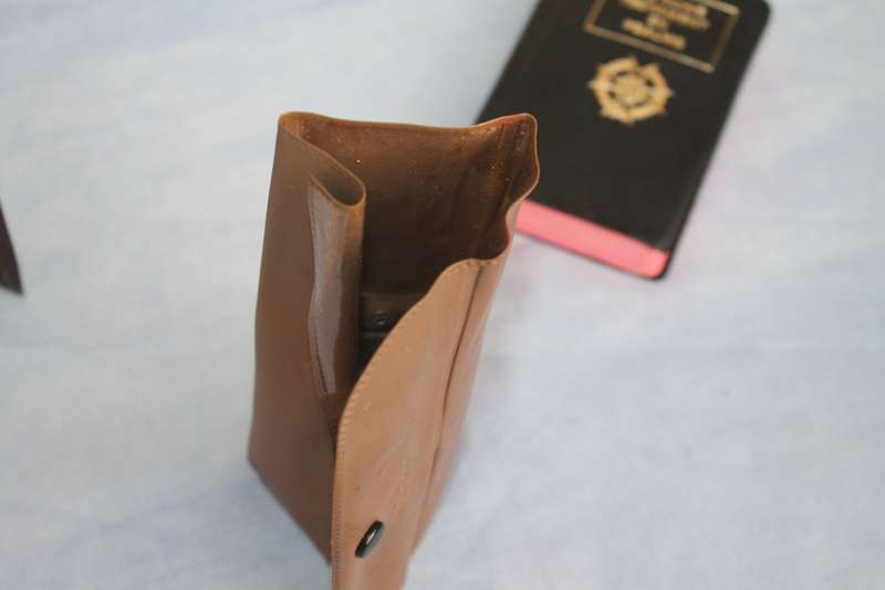 SADF Passbook, Bible, sewing kit, bank book, SADF Driver`s License and kits Receipts.