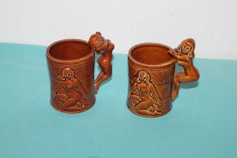 2 Naughty Lady Beer Mugs