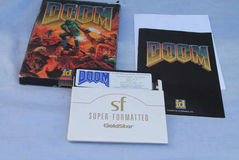 Doom, PC Game five Floppy Disks