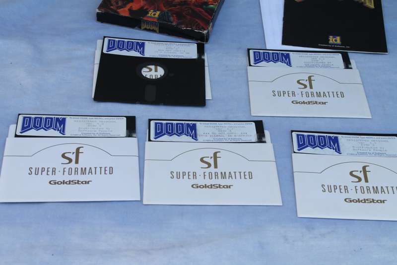 Doom, PC Game five Floppy Disks
