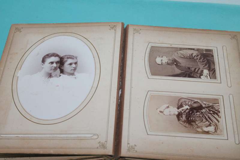 Old Photo Album with 38 black and White photos`