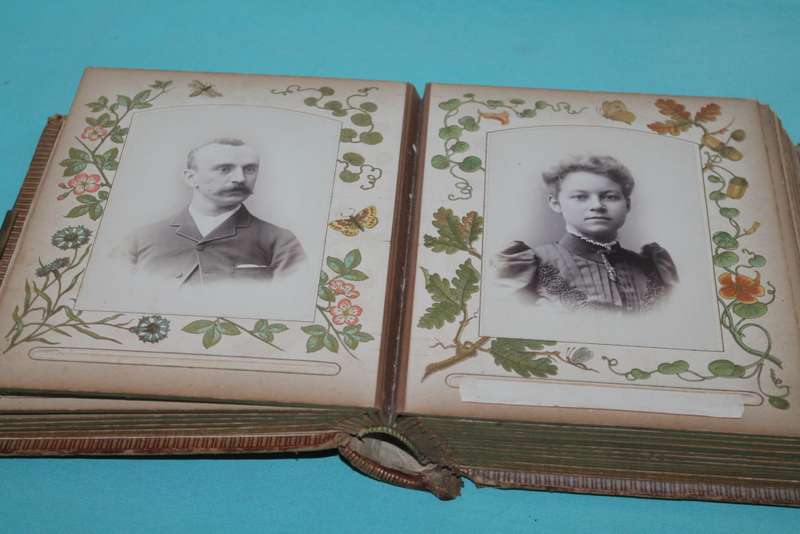 Old Photo Album with 38 black and White photos`