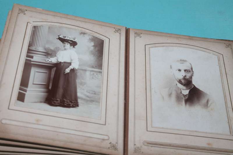 Old Photo Album with 38 black and White photos`