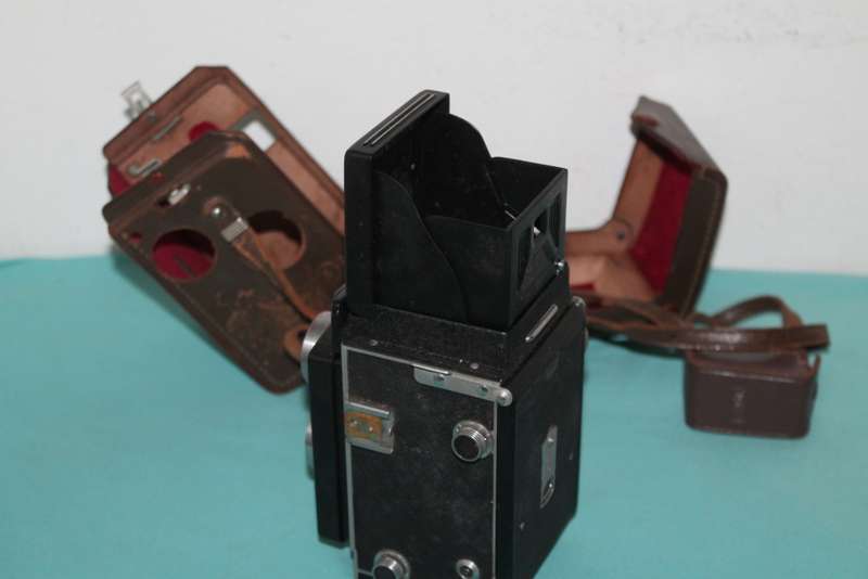 Yashicaflex Camera in Leather case