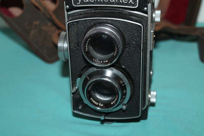 Yashicaflex Camera in Leather case
