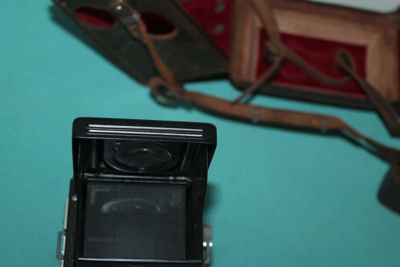 Yashicaflex Camera in Leather case