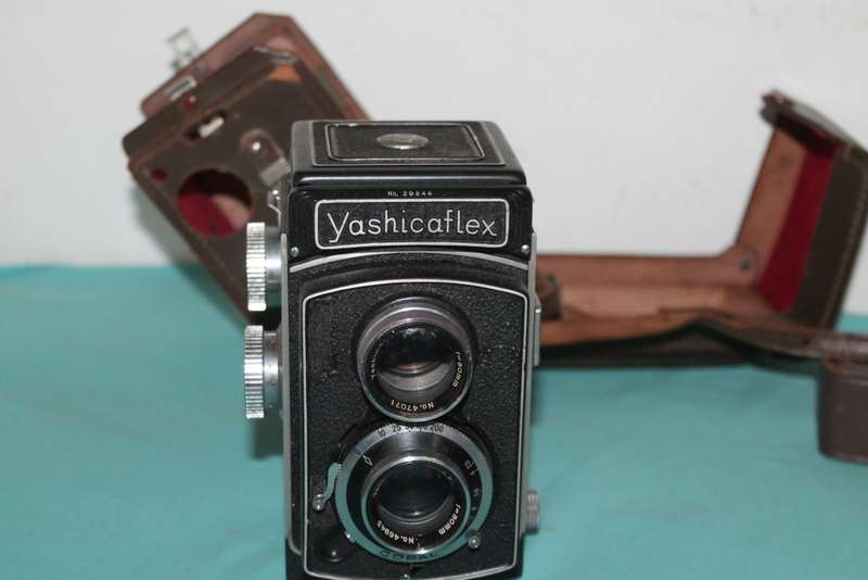 Yashicaflex Camera in Leather case