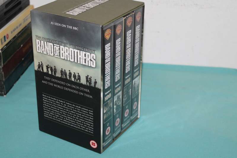 Boxed VHS Band of brothers Vol 1 to 4