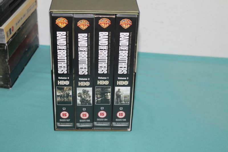 Boxed VHS Band of brothers Vol 1 to 4