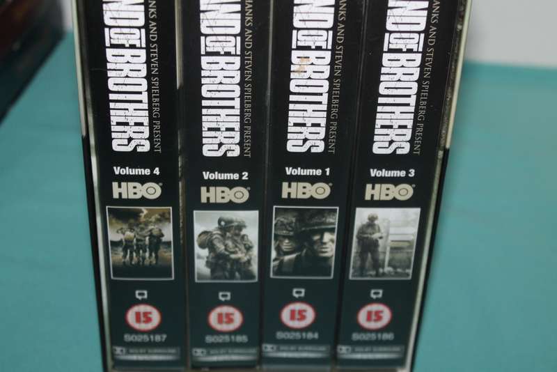 Boxed VHS Band of brothers Vol 1 to 4