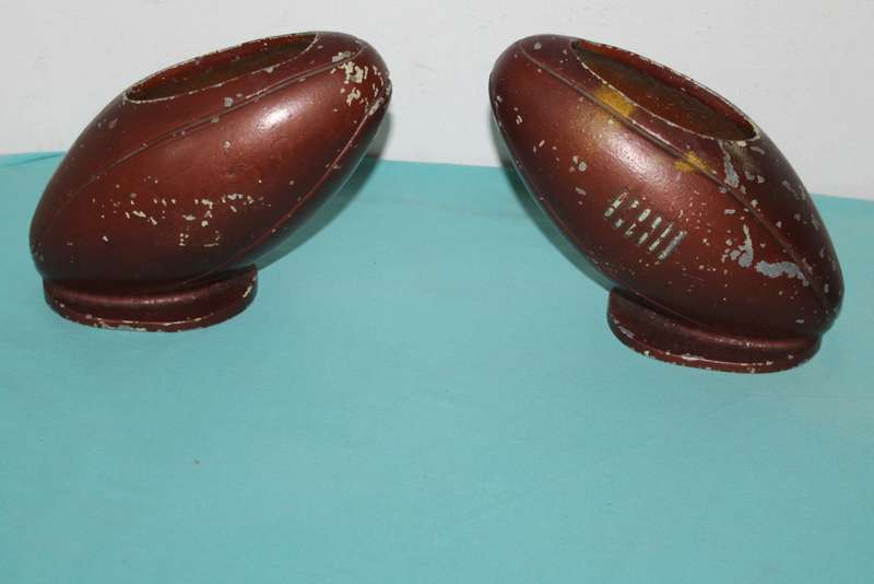2 Metal Rugby Ball`s