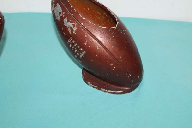 2 Metal Rugby Ball`s