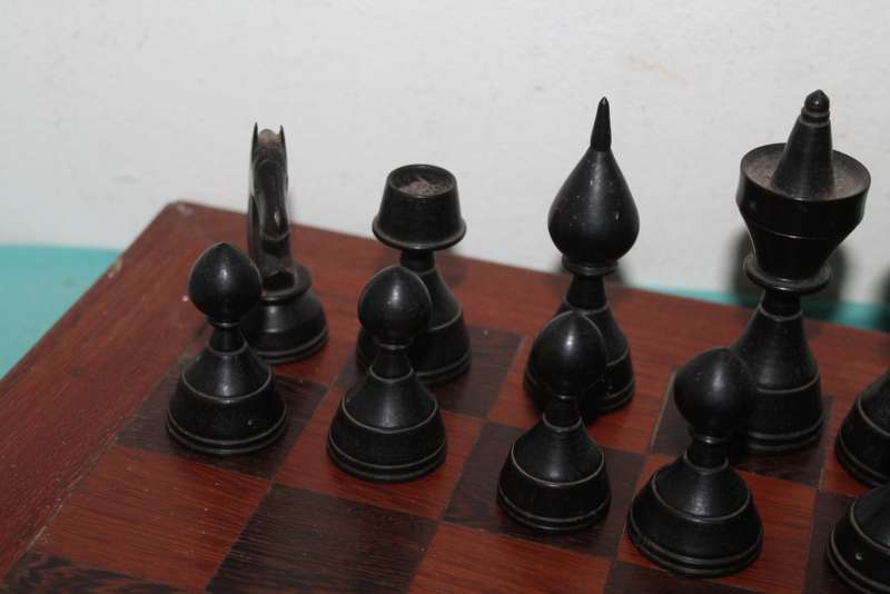 Wooden Chess set with board