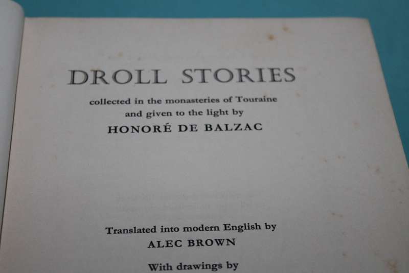 Droll Stories Honore de Balzac