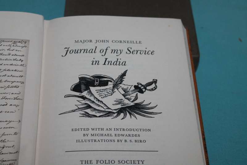 Journal of my Service in India Major John Corneille