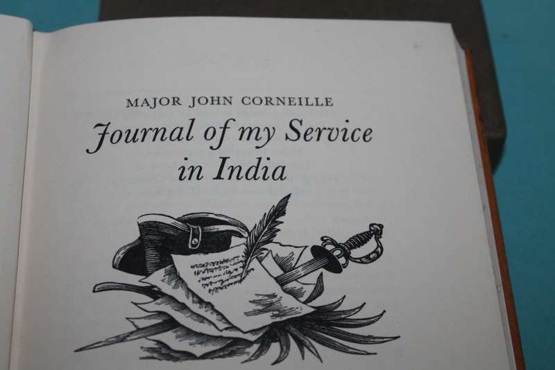Journal of my Service in India Major John Corneille
