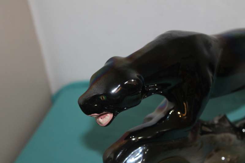Vintage Jema holland Black Panther clock