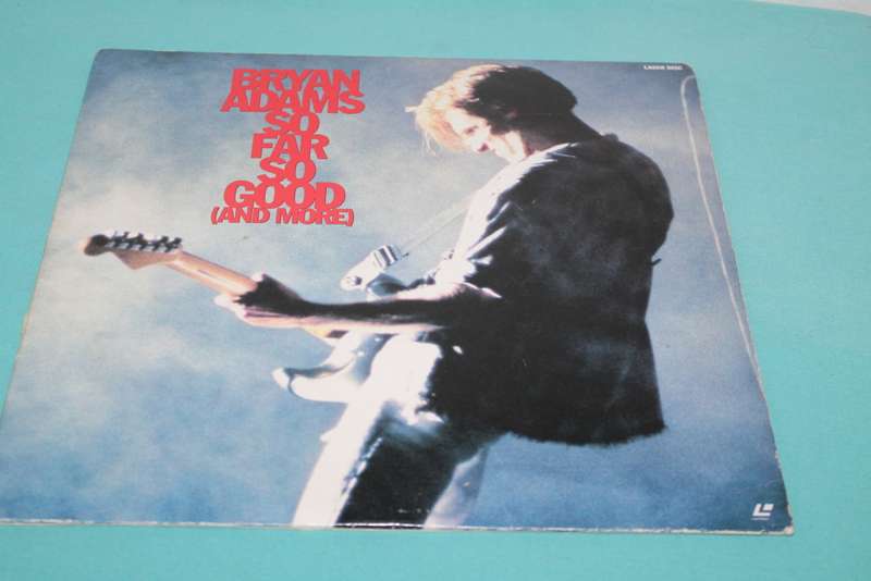 Bryan Adams so far so good Lazer disk