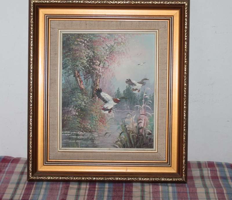 Oil Painting Ducks