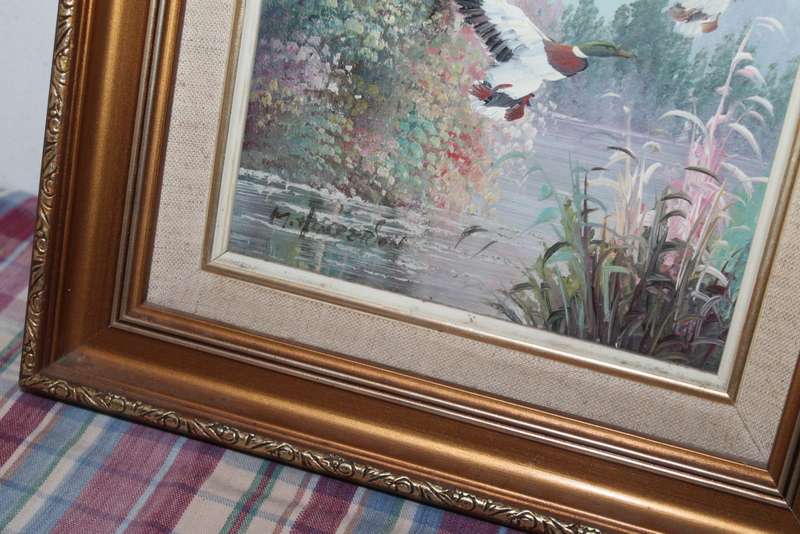 Oil Painting Ducks