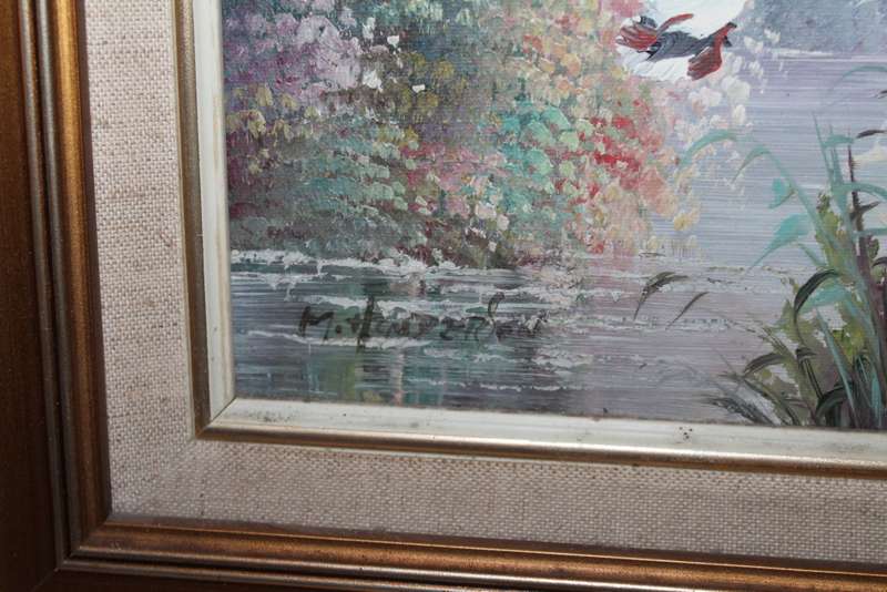 Oil Painting Ducks