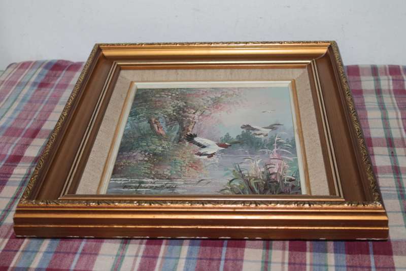 Oil Painting Ducks