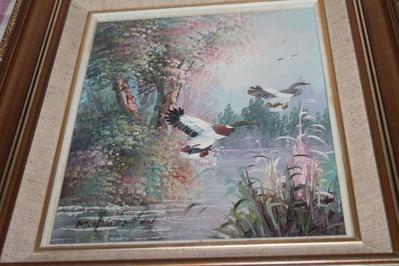 Oil Painting Ducks