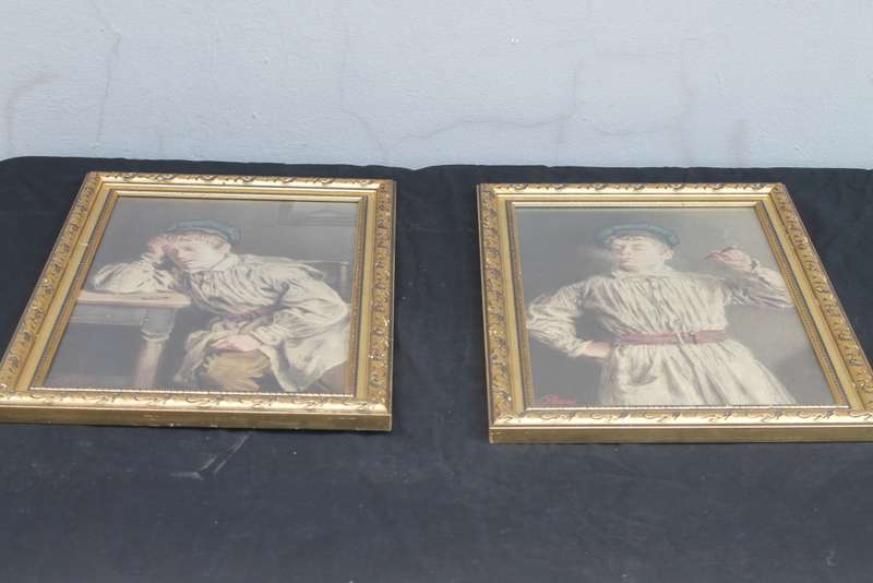 2 Gold Framed Pears Prints