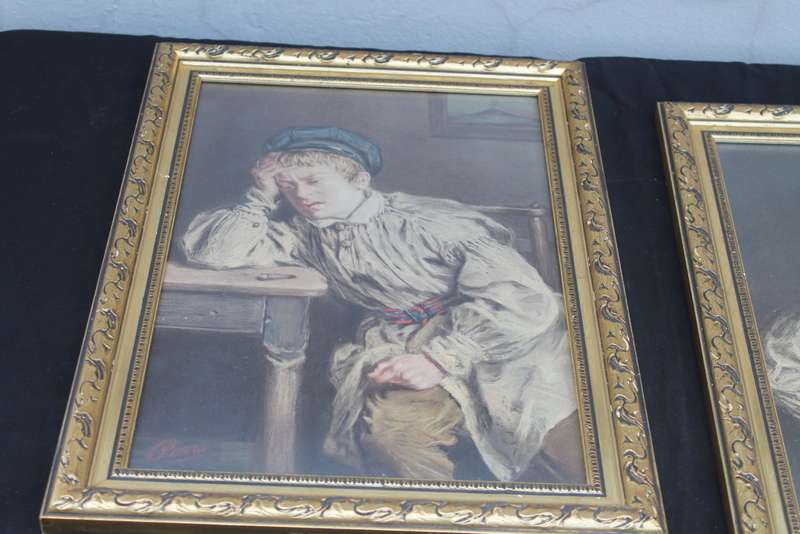 2 Gold Framed Pears Prints