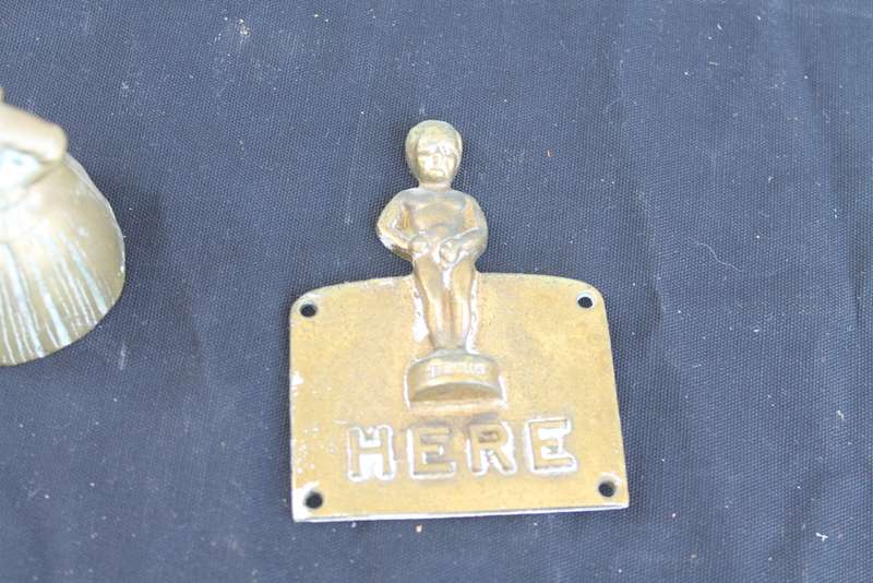 2 Brass Figures