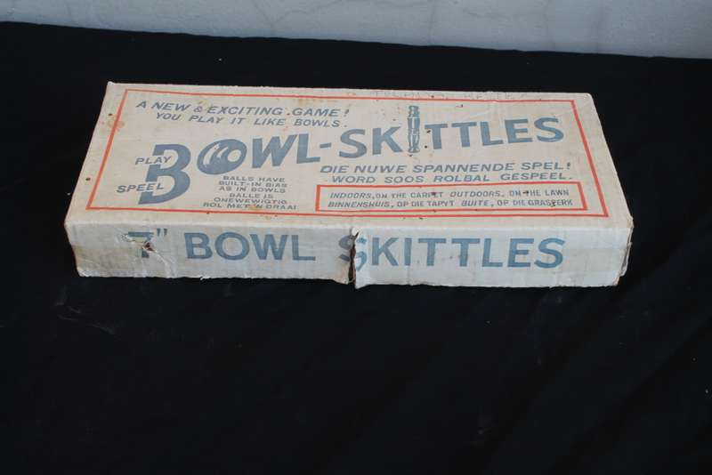 Vintage Wooden Bowl-Skittles