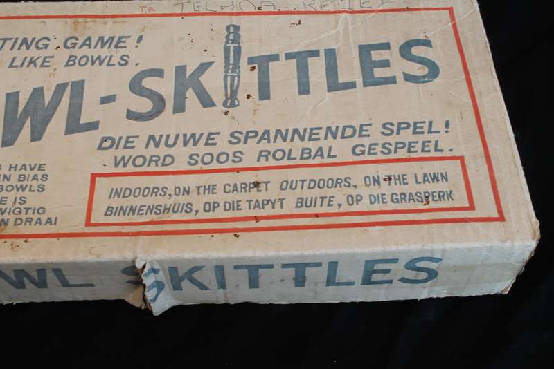 Vintage Wooden Bowl-Skittles